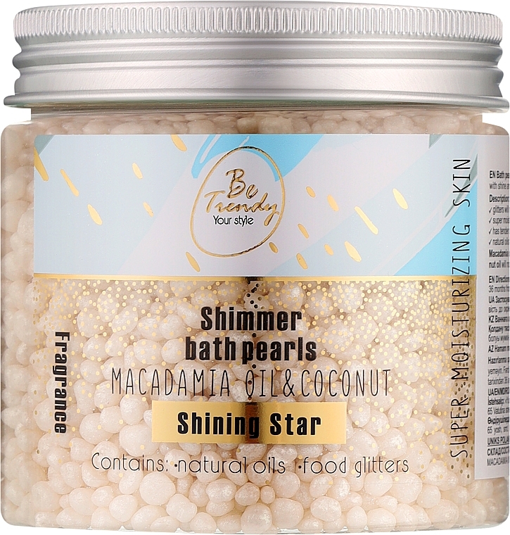 Бісер для ванни "Shining Star" - Be Trendy Shimmer Bath Pearl — фото N1