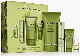 Парфумерія, косметика Набір - Elemis A Healthy Glow For You Superfood Gift Set (peeling/15ml + f/gel/150ml + f/cr/30ml + f/oil/5ml)