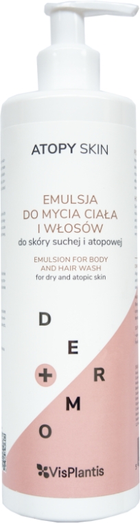 Успокаивающая эмульсия для мытья тела и волос - Vis Plantis Atopy Skin Emulsion For Body And Hair Wash — фото N1