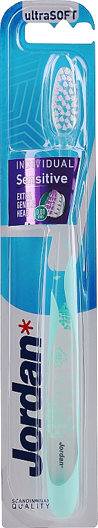 Зубна щітка м'яка, туркусова - Jordan Individual Sensitive Ultrasoft — фото N1