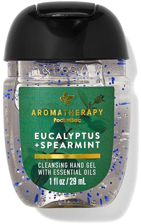 Антибактеріальний гель для рук "Eucalyptus + Spearmint" - Bath and Body Works Anti-Bacterial Hand Gel