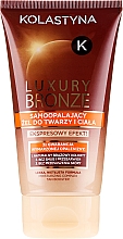 Духи, Парфюмерия, косметика Гель-автозагар для лица и тела - Kolastyna Luxury Bronze Tanning 3x Face And Body Gel