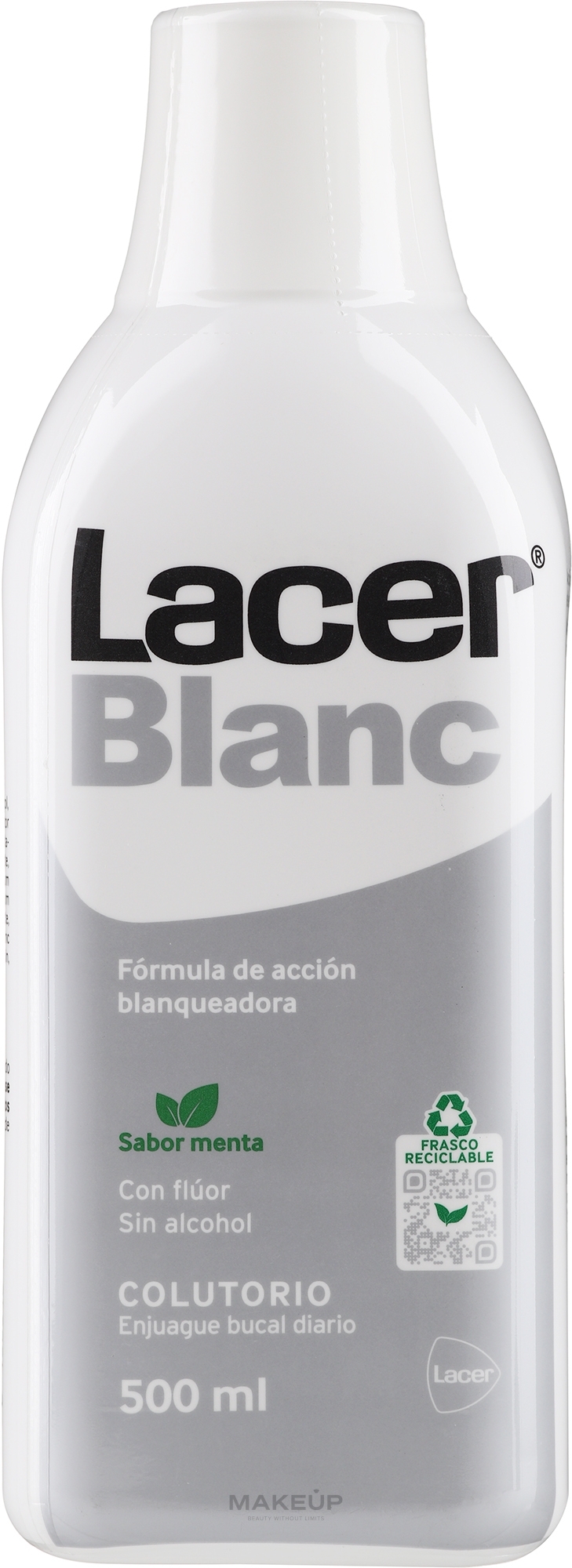 Ополіскувач для ротової порожнини - Lacer Blanc Mint Mouthwash — фото 500ml