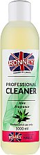 Знежирювач для нігтів "Алое" - Ronney Professional Nail Cleaner Aloe — фото N3