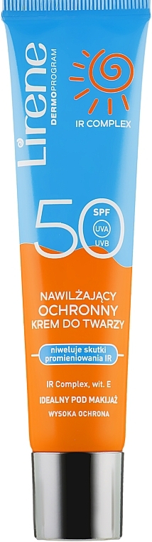 УЦЕНКА Защитный увлажняющий крем для лица - Lirene Protective Moisturizing Face Cream SPF50 * — фото N2