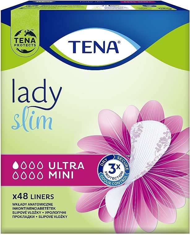 Урологические прокладки TENA LADY SLIM ULTRA MINI, 48 ШТ. - TENA — фото N2