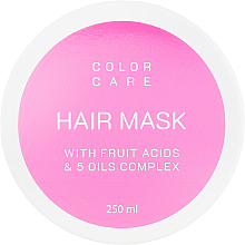 Духи, Парфюмерия, косметика УЦЕНКА Маска для окрашенных волос - Looky Look Color Care Hair Mask With Fruit Acids & 5 Oils Complex *