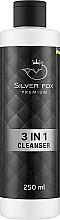 Парфумерія, косметика Рідина для зняття липкого шару - Silver Fox 3 in 1 Cleanser