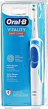 Парфумерія, косметика Електрична зубна щітка, блакитна - Oral-B Braun Vitality Easy Clean