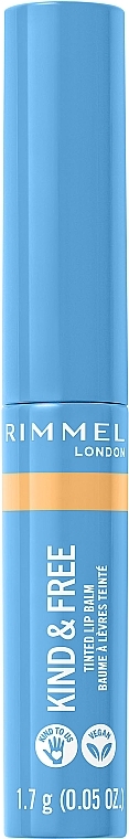 Оттеночный бальзам для губ - Rimmel Kind & Free Tinted Lip Balm — фото N1