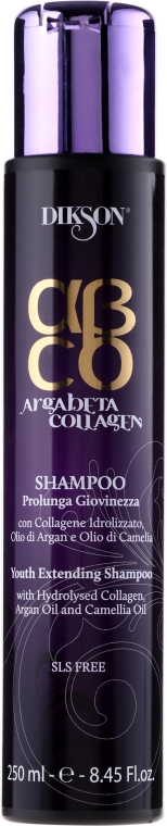 Восстанавливающий шампунь для волос "Продление молодости" - Dikson ArgaBeta Collagen Youth Extending Shampoo