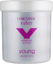 Парфумерія, косметика Маска з ефектом антижовтизни - Young Y-Silver Antigiallo Silk Protein Hair Mask *