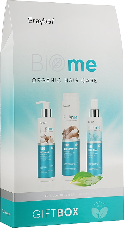 Набор - Erayba BIOme Organic Hair Care (shmp/250ml + spray/200ml + mask/200ml) — фото N1