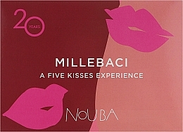 Духи, Парфюмерия, косметика Набор №3 - NoUBA Millebaci Box Set 5 Kisses Experience (lipstick/5х6ml)