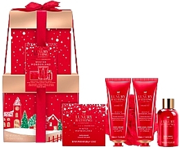 Парфумерія, косметика Набір, 5 продуктів - Grace Cole The Luxury Bathing Winter Wonderland Wild Fig & Cranberry Complete Collection