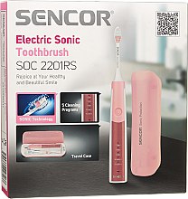 Електрична зубна щітка, рожева, SOC 2201RS - Sencor — фото N10