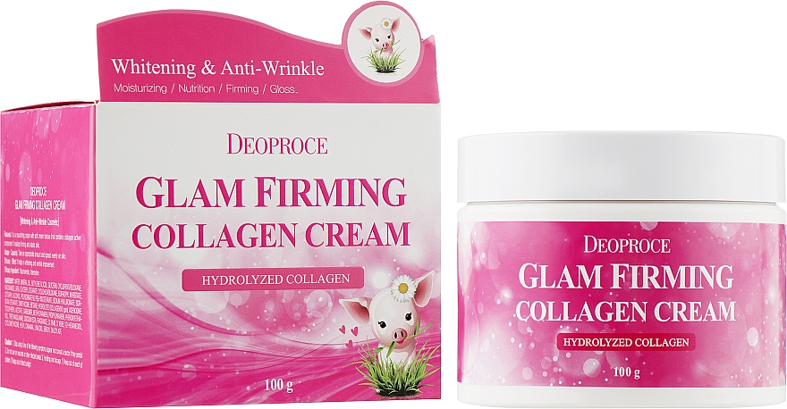 Подтягивающий крем для лица - Deoproce Moisture Glam Firming Collagen Cream  — фото N1