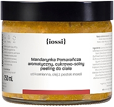 Пілінг для тіла, цукровий "Мандарин і апельсин" - Iossi Body Scrub — фото N1