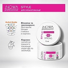 Моделювальний гель-павутинка сильної фіксації для укладання та від пухнастості - jNOWA Professional Style Stretch Gum — фото N2