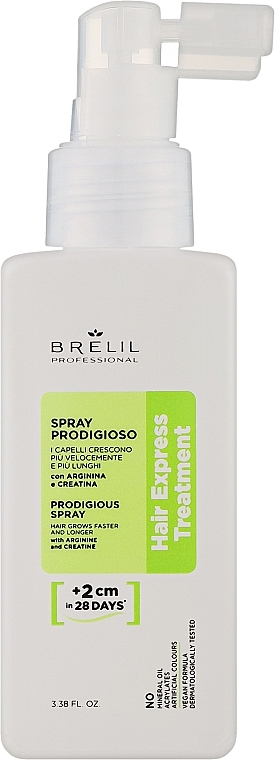 Спрей для інтенсивного росту волосся - Brelil Hair Express Prodigious Spray — фото N1