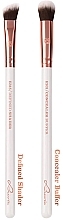 Набор кистей для макияжа, 14 шт - Luvia Cosmetics Feather White Essential Brushes Set — фото N3