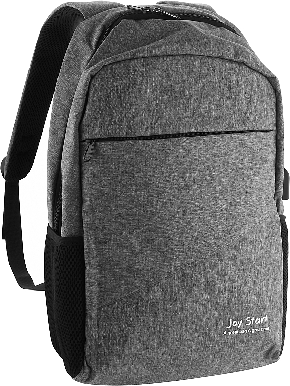 Рюкзак многофункциональный - YMM BP-10 размер 29х45х14 см, серый — фото N1
