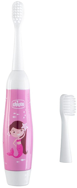Электрическая зубная щетка, розовая - Chicco — фото N2
