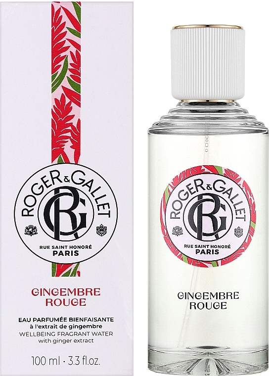 Roger&Gallet Gingembre Rouge Wellbeing Fragrant Water - Ароматическая вода — фото N4