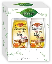 Духи, Парфюмерия, косметика Набор - Bione Cosmetics Honey (shm/260ml + cond/260ml)