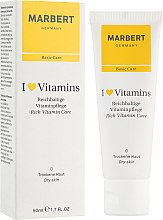 Духи, Парфюмерия, косметика Крем для сухой кожи - Marbert I Love Vitamins Rich Vitamin Care