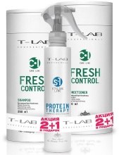 Духи, Парфюмерия, косметика Набор - T-LAB Professional Fresh Control Line (smp/250ml + spray/250ml + cond/250ml)