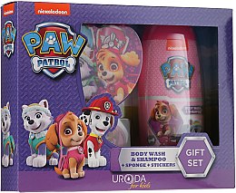 Духи, Парфюмерия, косметика Набор - Uroda Paw Patrol Girl (sh/gel/250ml + sponge + stickers)