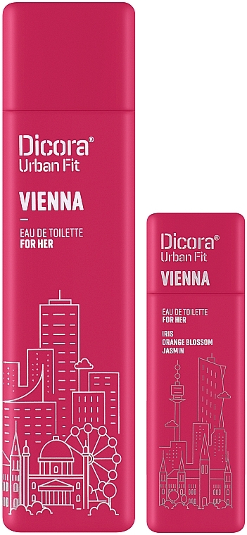 Dicora Urban Fit Vienna For Her Set - Набор (edt/100ml + edt/30ml) — фото N2