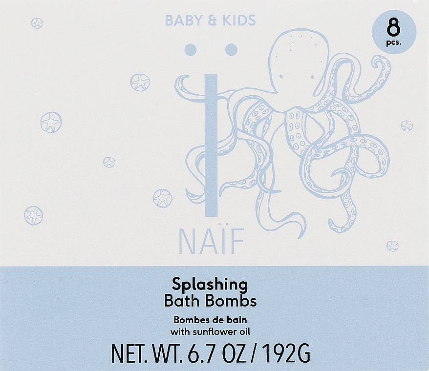 Бомбочка для ванны - Naif Baby & Kids