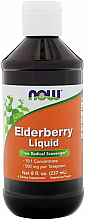 Парфумерія, косметика Рідкий концентрат - Now Foods Elderberry Liquid