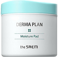 Увлажняющие диски для лица - The Saem Derma Plan Moisture Pad — фото N1