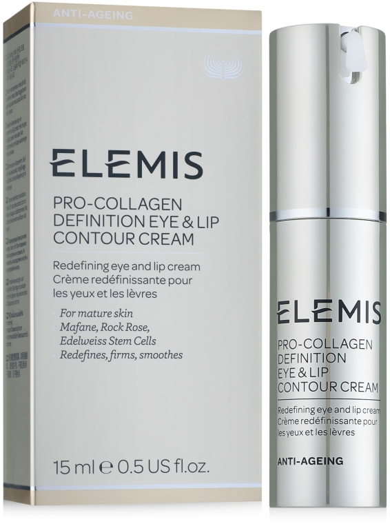 Ліфтинг-крем для губ і повік - Elemis Pro-Intense Eye and Lip Contour Cream — фото N1