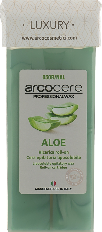 Воск в кассете "Алоэ" - Arcocere Super Nacre Aloe — фото N1