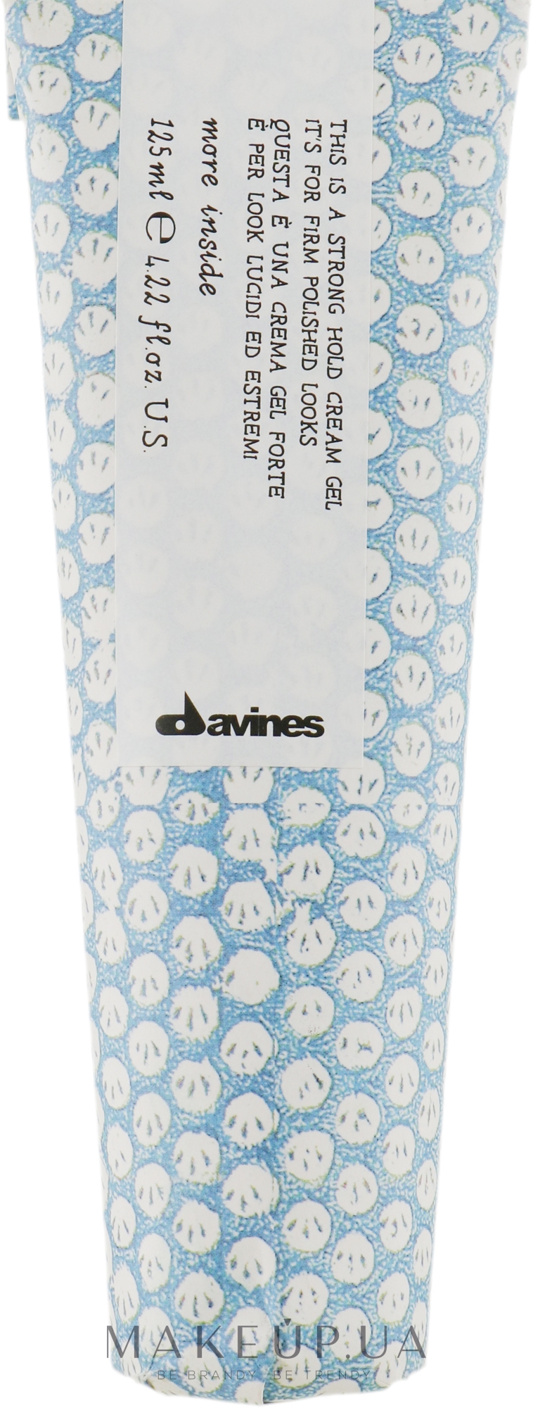 Крем-гель для стойких глянцевых образов - Davines More Inside Strong Hold Cream Gel — фото 125ml