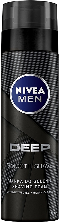 Піна для гоління - NIVEA MEN DEEP Smooth Shave Shaving Foam — фото N1