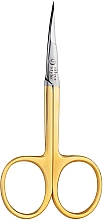 Духи, Парфюмерия, косметика Ножницы кутикульные загнутые MH 102, золото - Silver Style