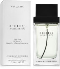 Carolina Herrera Chic For Men - Туалетная вода (тестер с крышечкой) — фото N2