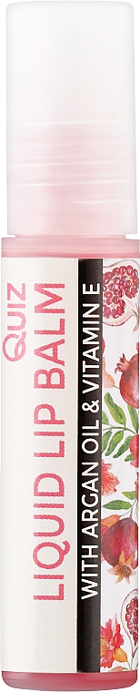 Бальзам для губ "Гранат" - Quiz Cosmetics Liquid Lip Balm With Argan Oil & Vitamin E — фото N1