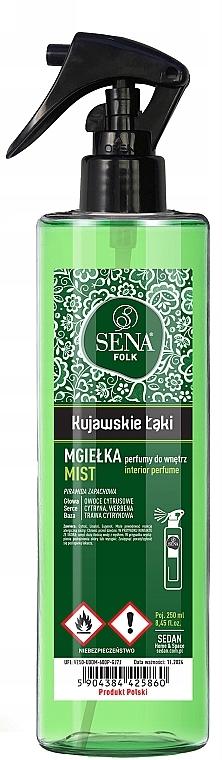 Интерьерные духи "Куявские луга" - Sena Folk Mist Interior Parfume Kuyavian Meadows — фото N1