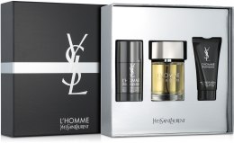 Духи, Парфюмерия, косметика Yves Saint Laurent LHomme - Набор (edt/100ml + deo/stick/75g + sh/g/50ml) 