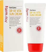 Крем сонцезахисний, вітамінізований - FarmStay DR-V8 Vita Sun Cream — фото N1