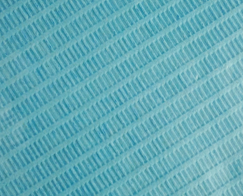Бумажные коврики для маникюра, голубые, 40х32 см, 50 шт. - Tufi Profi Premium — фото N2