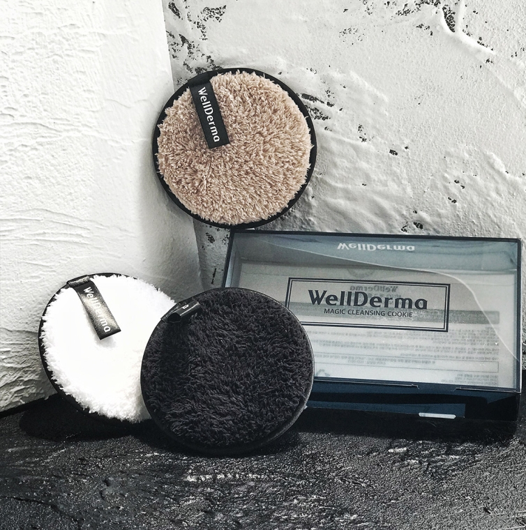 Набір спонжів для вмивання - Wellderma Magic Cleansing Cookie — фото N4