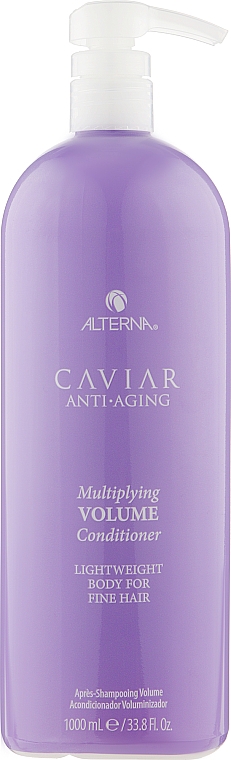 Кондиционер для объема с экстрактом черной икры - Alterna Caviar Anti-Aging Multiplying Volume Conditioner — фото N5
