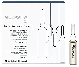 УЦІНКА Ампули проти випадіння волосся - Medavita Lotion Concentree Ampoules For Men * — фото N2